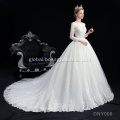  luxury lace white bridal long tail bridal wedding dress white Factory